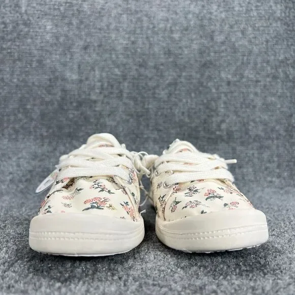 Jellypop Womens Sneakers Size 5.5 Off White Floral Canvas Slip On Shoes Comfort - Picture 2 of 10